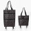Foldable Grocery Cart Black Oxford Fabric 1 Pack 1