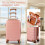 Rose Gold 20" ABS Carry-On Luggage 4
