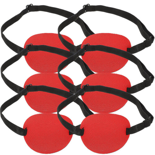 6pcs Amblyopia Corrected Eye Patches Practical Single Eye Covers Elastic Strap Eye Protectors 1