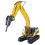 1:50 Legering Graafmachine Model Engineering Constructie Zeer Simulatie Auto Voertuig 2