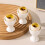Ceramic Poached Egg Cups for Soft-Boiled Eggs, Non-Slip Egg 8
