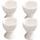 Ceramic Poached Egg Cups for Soft-Boiled Eggs, Non-Slip Egg 7