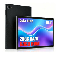 10.1 inch Tablet 20GB RAM + 64GB ROM Bluetooth WIFI 6 Dual Camera Android 15