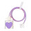 Charging Cable Protector Case Violet 3