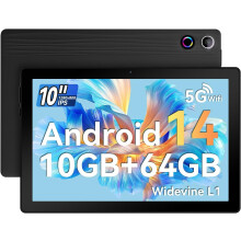Gaming Tablet Android 14 10GB RAM+64GB ROM 1TB Expend 8-Core WiFi 5000mAh GMS