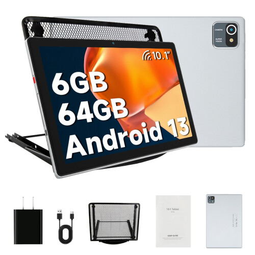 2025 NEW Touch Wifi Tablet Android 13 PC 6GB+64GB Tablets 10.1 Inch 5000mAh