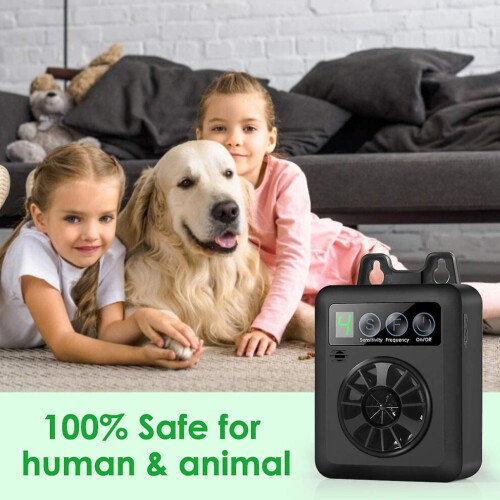Anti Barking Device, Rechargeable Bark Control Device With Effective 4 Frequency Levels And Adjustable 1