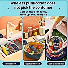 Petit Purificateur Intelligent de Nettoyage de Fruits et Légumes à Usage Domestique, Machine de Désinfection de Fruits et Légumes