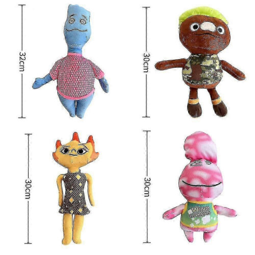 Elemental Character Plush Toys - Ember & Wade Stuffed Doll Collection 1