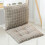 High Back Chair Cushion with Ties for Standard Chairs 6