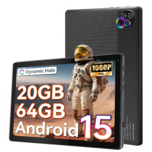 Tablet, 10 Inch Android 15 Tablets, 20GB RAM+64GB ROM (TF 1TB) with 5-Core Touch