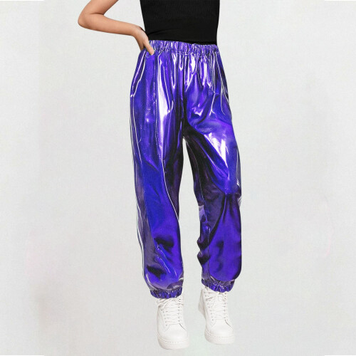 Dance Leggings Metallic Harem Style for Kids 1