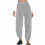 Women's Fleece-Lined Jogger Pants Elastic Waist Cuffed 2