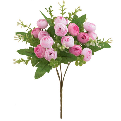 Artificial Silk Wedding Bouquet for Valentine's Day Bridal 1