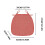 AuroraX Gel Chair Cushion Breathable Soft Solid Seat Pad 3