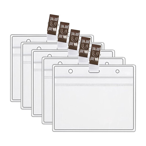 Craft Supplies PVC Card Case 5-Pack Waterproof Soft 1
