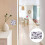 Light Switch Cover Plate Lavender Butterfly Pattern 2-Gang 7