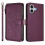 Magnetic Clasp Flip Stand Case for iPhone 17 Dark Purple 2