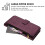 Magnetic Clasp Flip Stand Case for iPhone 17 Dark Purple 5