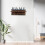 Wall Mount Key Hooks Iron Wood 6 Hooks Brown 8