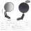 Electric Bike Mirrors Foldable Adjustable Convex Lens 1 Pair 6