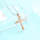 Cross Urn Necklace Ashes Keepsake Pendant 3