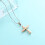 Cross Urn Necklace Ashes Keepsake Pendant 4