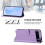 PU Leather Wallet Case for Google Pixel 6a Purple 5