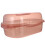 Storage Holder Pink Plastic 14.15x9.82x6.68 in 3