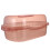 Storage Holder Pink Plastic 14.15x9.82x6.68 in 4