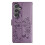 Purple PU Leather Flip Wallet Case for Samsung Galaxy S24+ 3
