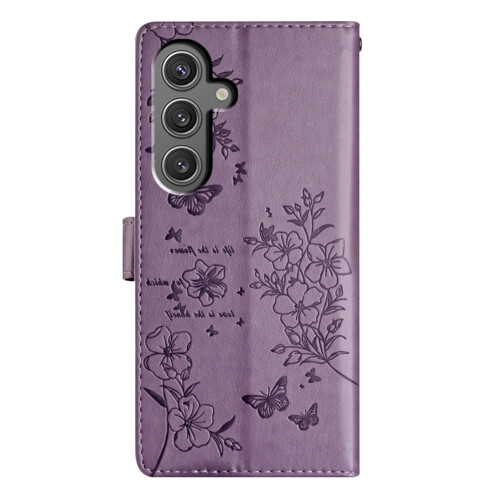 Purple PU Leather Flip Wallet Case for Samsung Galaxy S24+ 2