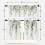 Green Eucalyptus Kitchen Curtains Set Rod Pocket 36 inch 5