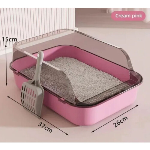 Kitty Sandbox Semi-Enclosed Cat Litter Box 2