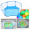 Ocean Ball Play Tent for Kids Foldable Ball Pit 2