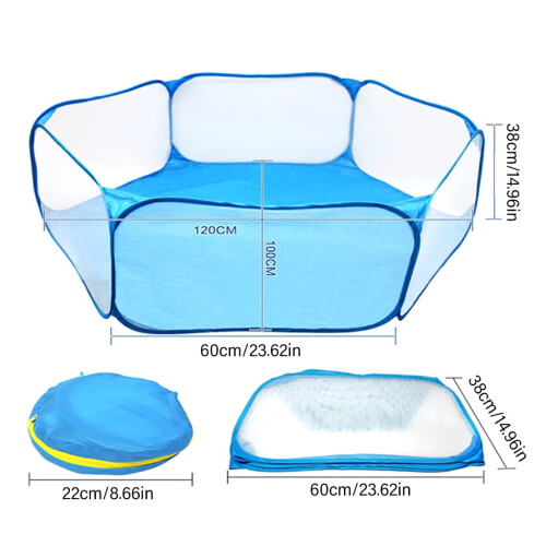 Ocean Ball Play Tent for Kids Foldable Ball Pit 2