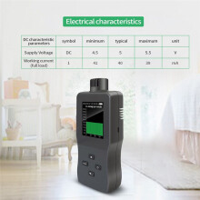 Détecteur D'Oxygène Numérique Portable A8, Alarme de Concentration D'Oxygène dans L'Air, Valeur, Rechargeable par USB, Écran LCD Couleur TFT 2,8
