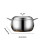 304 Stainless Steel Soup Pot Thickened Bottom Double Handle 6