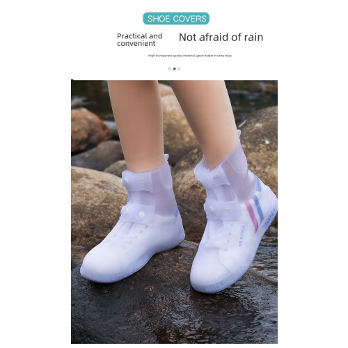 Waterproof Shoe Covers Unisex PVC 1 Pair 1