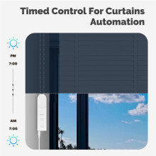 MOES Tuya WiFi Solar  Shade Roller Blinds Motor Driver Electric Curtains Solar-Charging APP Control AU