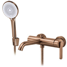 Βρύση Μπανιέρας Rea Ontario Side Brush Copper