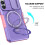 Purple Shockproof Case for Samsung Galaxy S23 Plus 6.6 inch 7