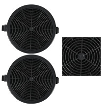 2 Stuks 113x19mm Actieve Koolstoffilters voor Afzuigkappen