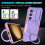 Purple Shockproof Case for Samsung Galaxy S23 Plus 6.6 inch 2