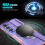 Purple Shockproof Case for Samsung Galaxy S23 Plus 6.6 inch 5