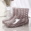 Willtoo Waterproof Mid-Cut Rain Boots for Women Gray 5