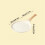 Granite-Coated Crepe Pan 20cm White with Spreader 5