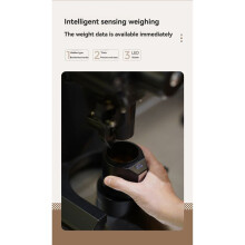 Balance à Expresso Numérique de Précision, Porte-Filtre de 58 mm, Doseur de Café Expresso pour Compter et Mesurer le Marc de Café.