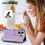 Magnetic Flip Stand Case for iPhone 15 Pro Max Light Purple 4