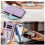 Magnetic Flip Stand Case for iPhone 15 Pro Max Light Purple 7